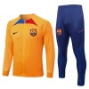 Barcelone Orange Ensemble Sweat d'Entraînement 22-23 Pour Homme